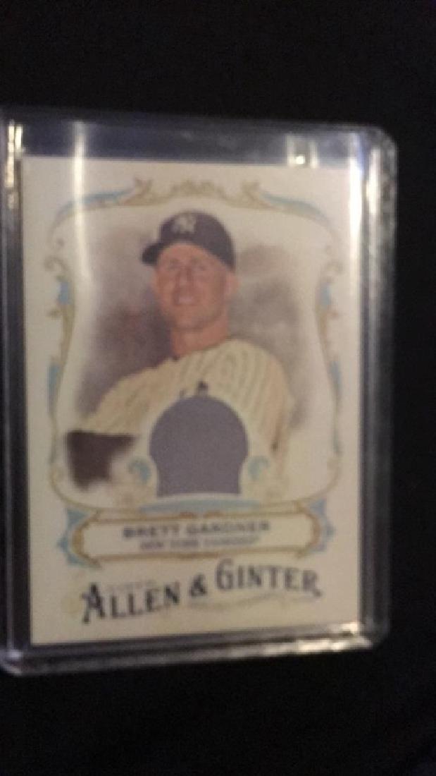 Brett Gardner 2016 Allen and Ginter jersey card (1 of 1)