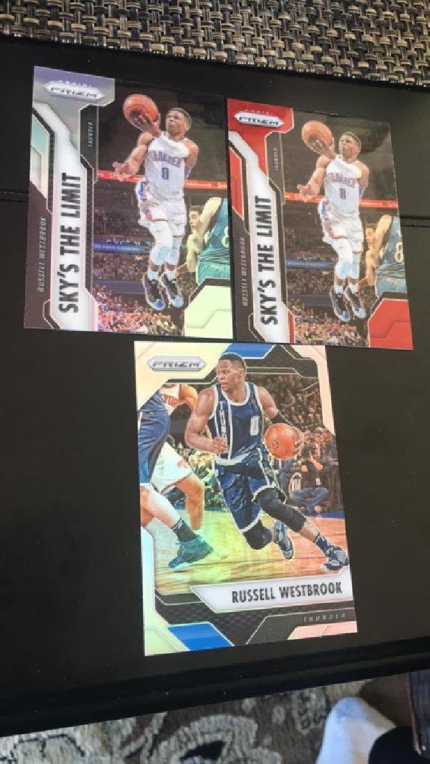 Russell Westbrook 2016-17 prizm basketball lot (1 of 2)