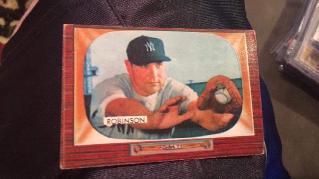 Eddie Robinson 1955 Bowman New York Yankees: Eddie Robinson 1955 Bowman New York Yankees
