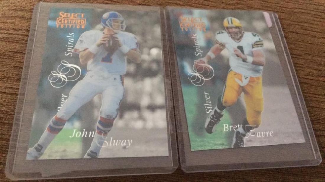 John Elway and Brett Favre 1996 select certified (1 of 2)