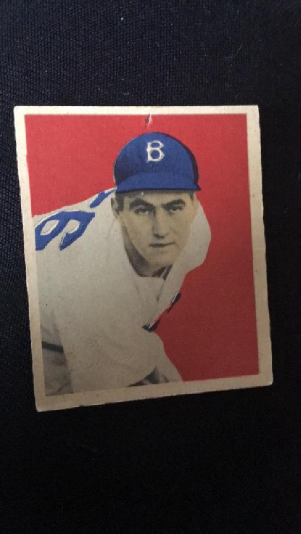 1949 Bowman Baseball Card Rex Barney (1 of 2)