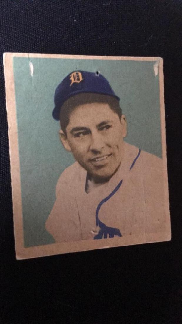 1949 Bowman Baseball Card Eddie Lake (1 of 2)