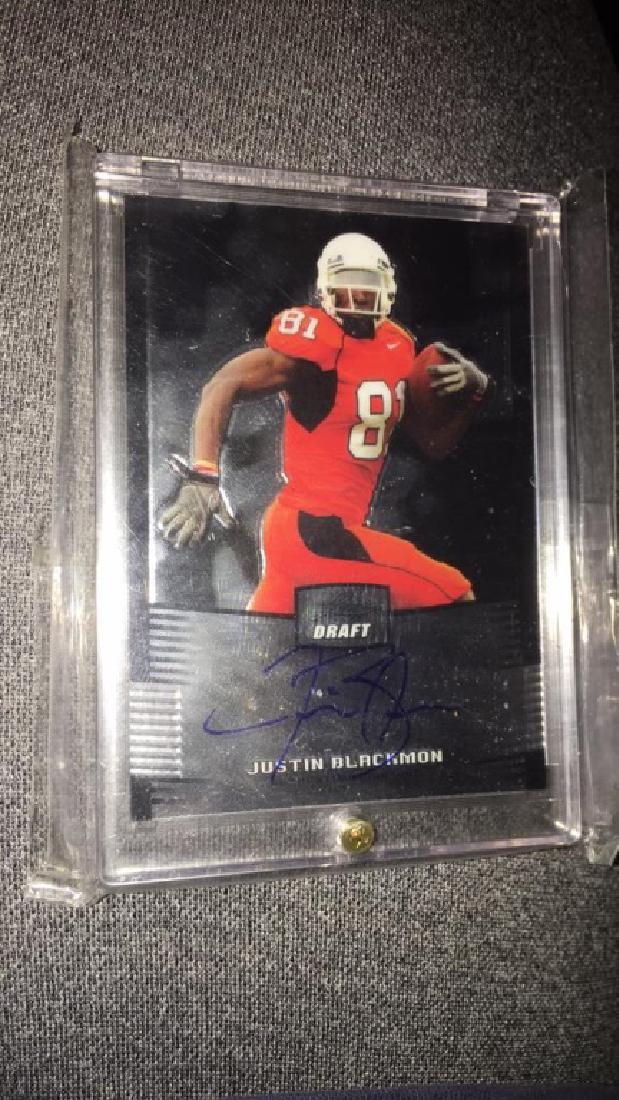 Justin Blackmon 2012 leaf draft auto rookie (1 of 1)