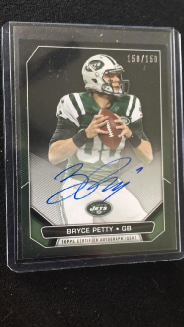 Bryce Petty 2015 tops rookie premier autograph (1 of 2)