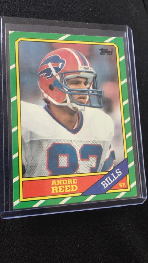 Andre Reed 1986 Topps RC (1 of 2)