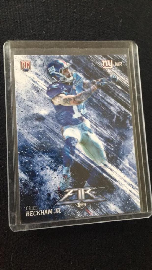 Odell Beckham Topps Fire RC (1 of 2)