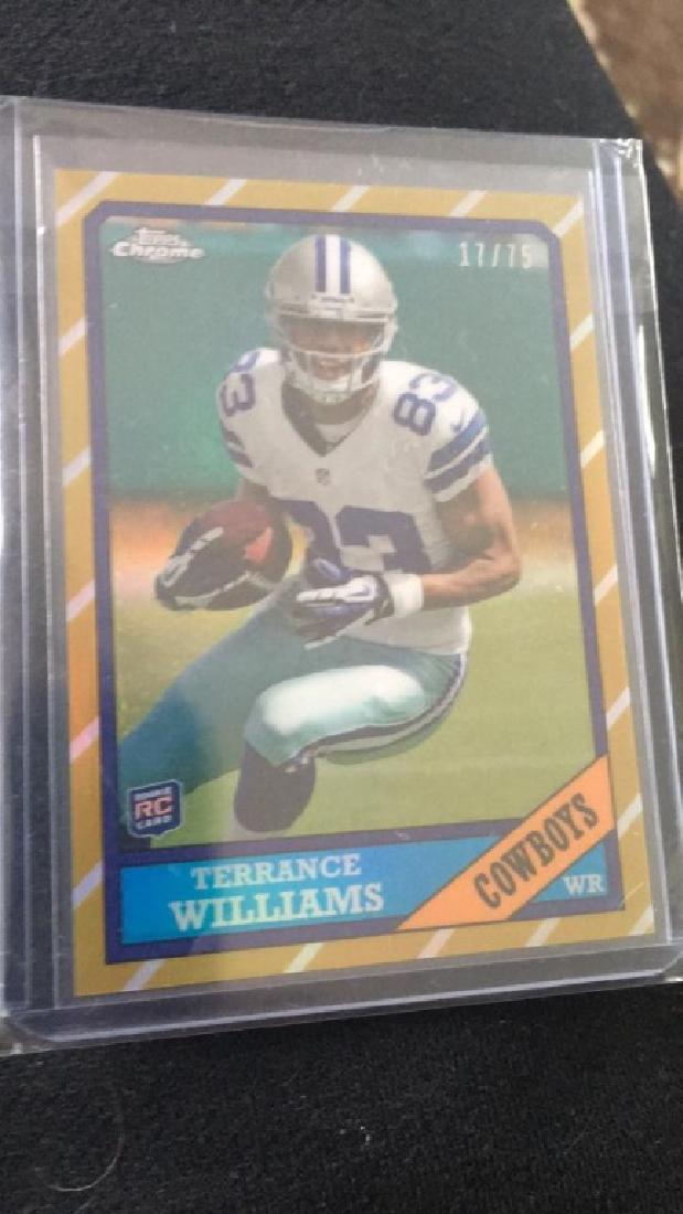 Terrance Williams 2013 tops chrome gold short (1 of 1)
