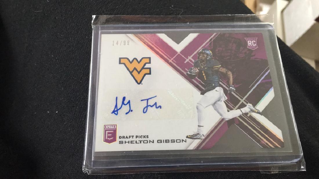 Shelton Gibson 2017 elite diecut auto rookie/99 (1 of 2)