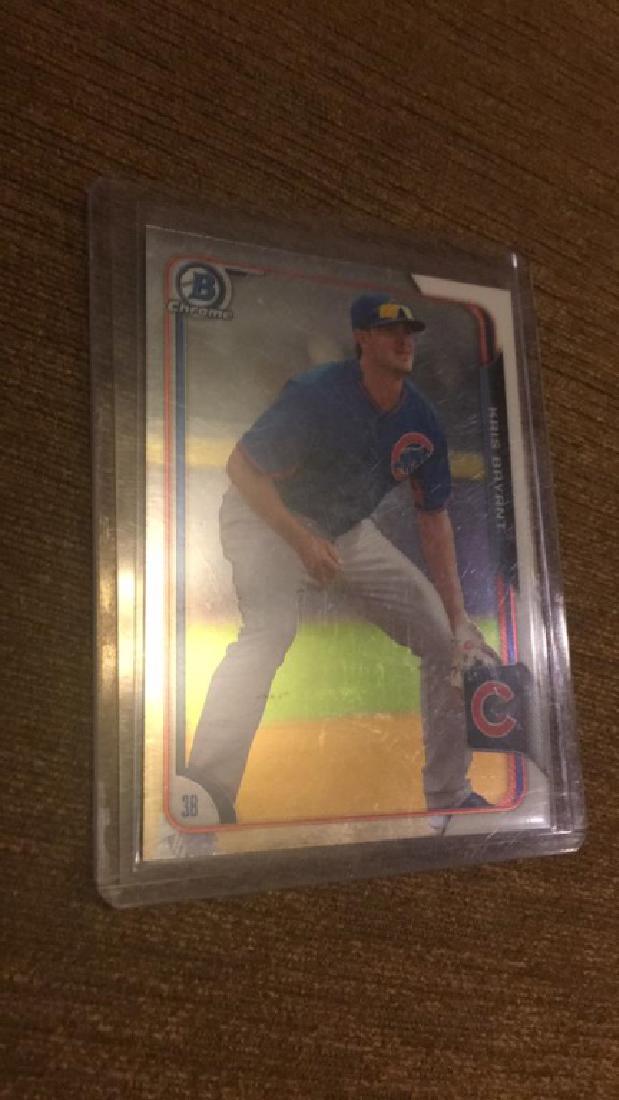 Kris Bryant 2015 Bowman chrome BCP 100 (1 of 2)