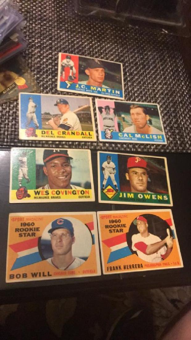 1960 Topps Baseball Card lot with 2 RC's (1 of 4)