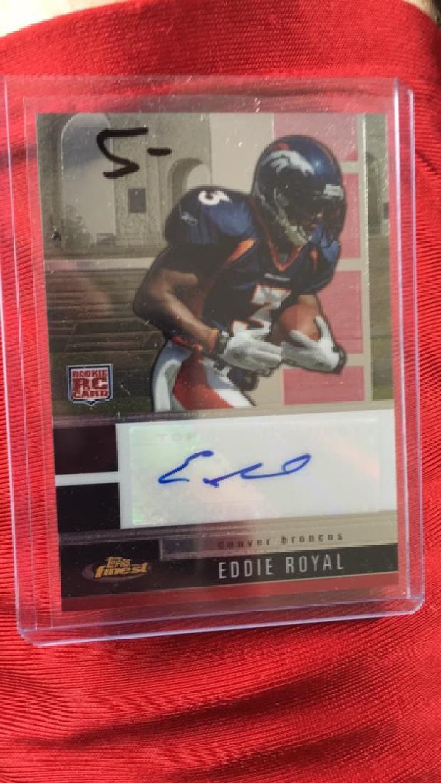 Eddie Royal Topps finest auto rookie (1 of 1)