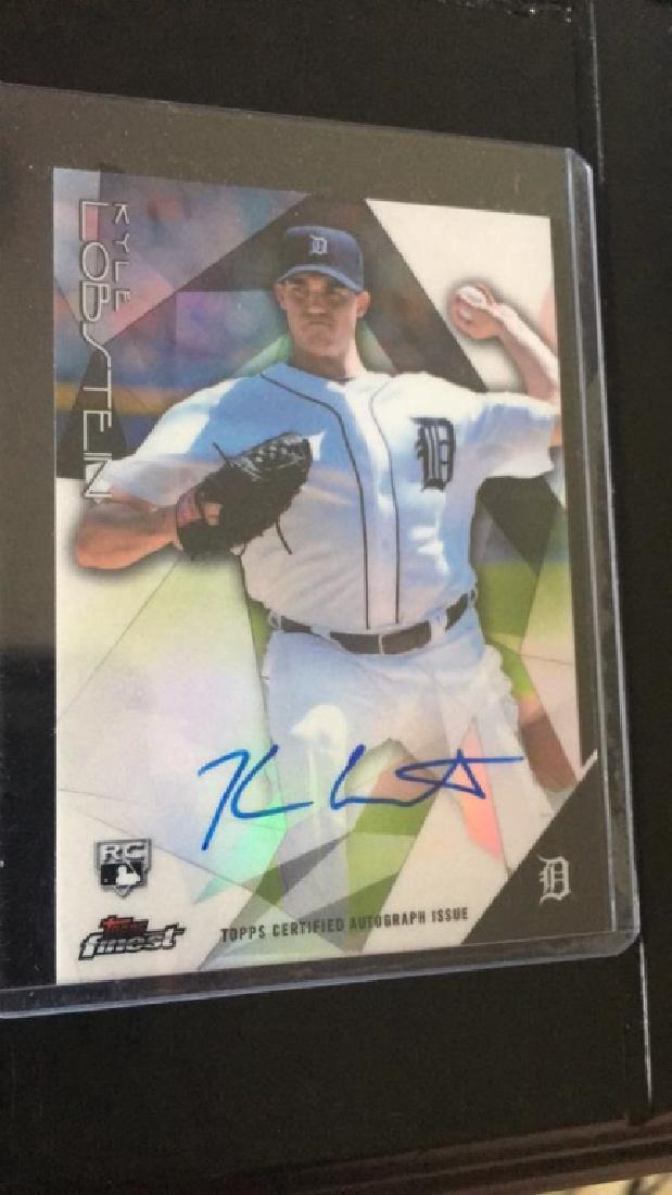 Kyle lobstein Topps finest auto (1 of 2)