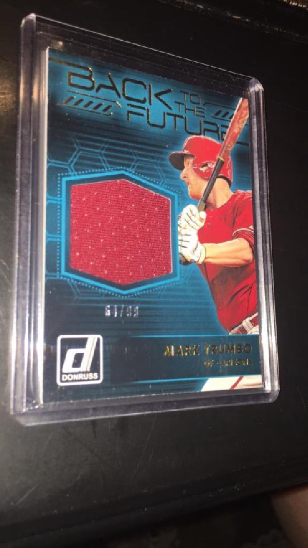 Mark Trumbo back to the future jersey card /99 (1 of 1)