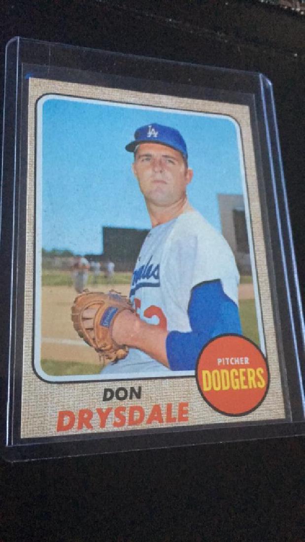 1968 Topps Don Drysdale Nice Shape (1 of 2)