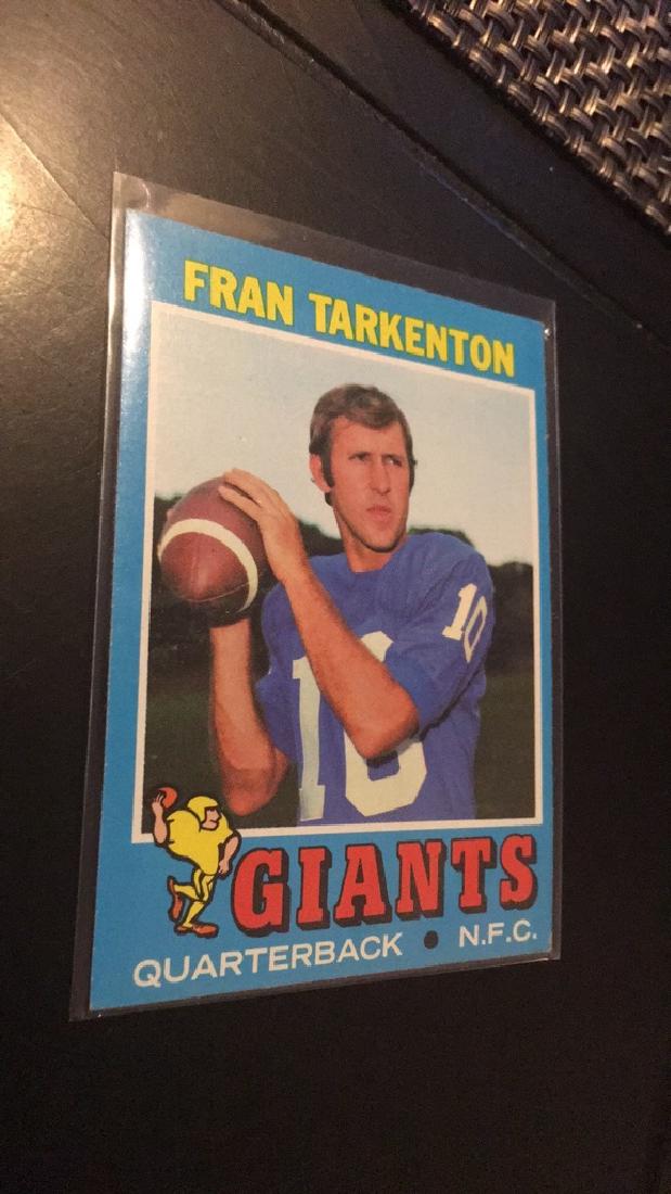 Fran Tarkenton 1971 Topps in nice shape (1 of 2)
