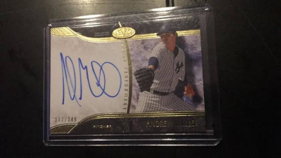 Andrew Miller 206 tier one auto /249: Andrew Miller 206 tier one auto /249