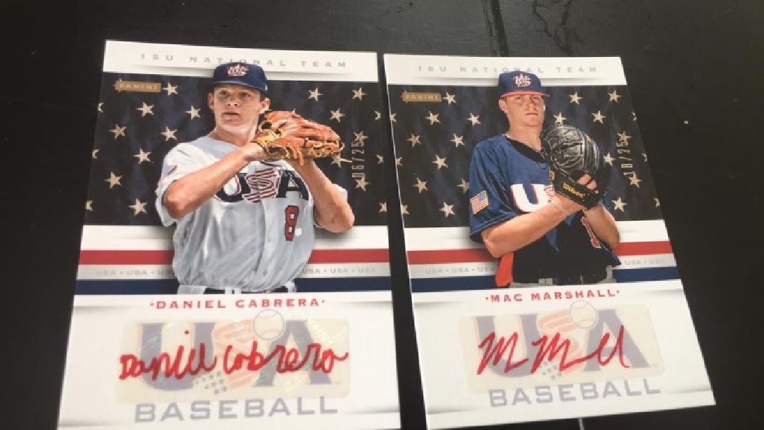 Daniel Cabrera and Mac Marshall USA baseball auto (1 of 1)