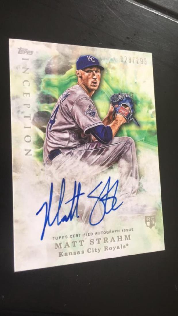 Matt Strahm 2017 inception auto /299 (1 of 2)
