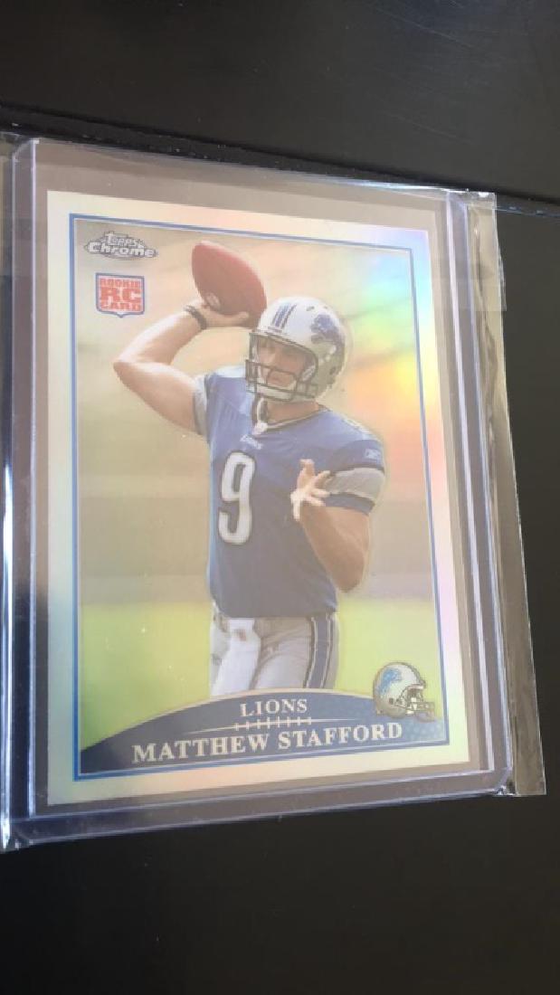 Matthew Stafford 2009 Topps Chrome Refractor RC (1 of 2)