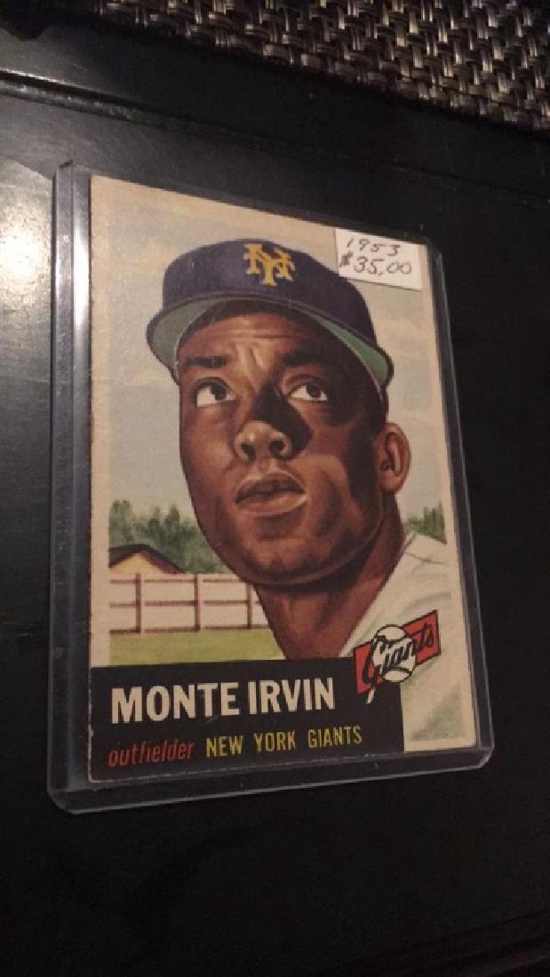 Monte Irvin 1953 Topps Nice Card (1 of 3)