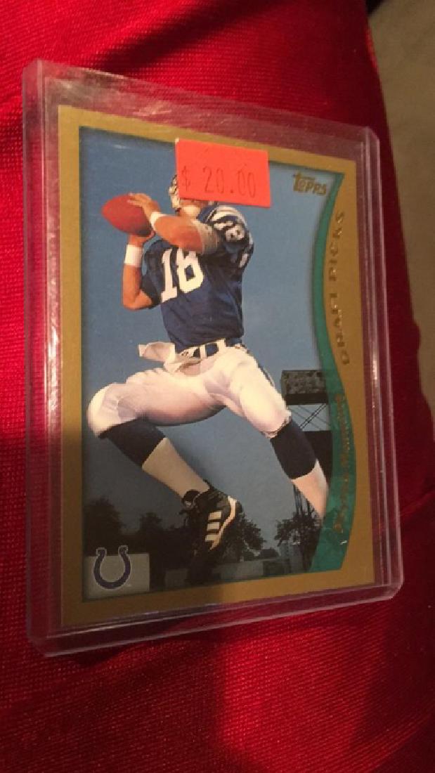 Peyton Manning 1998 Topps RC (1 of 2)