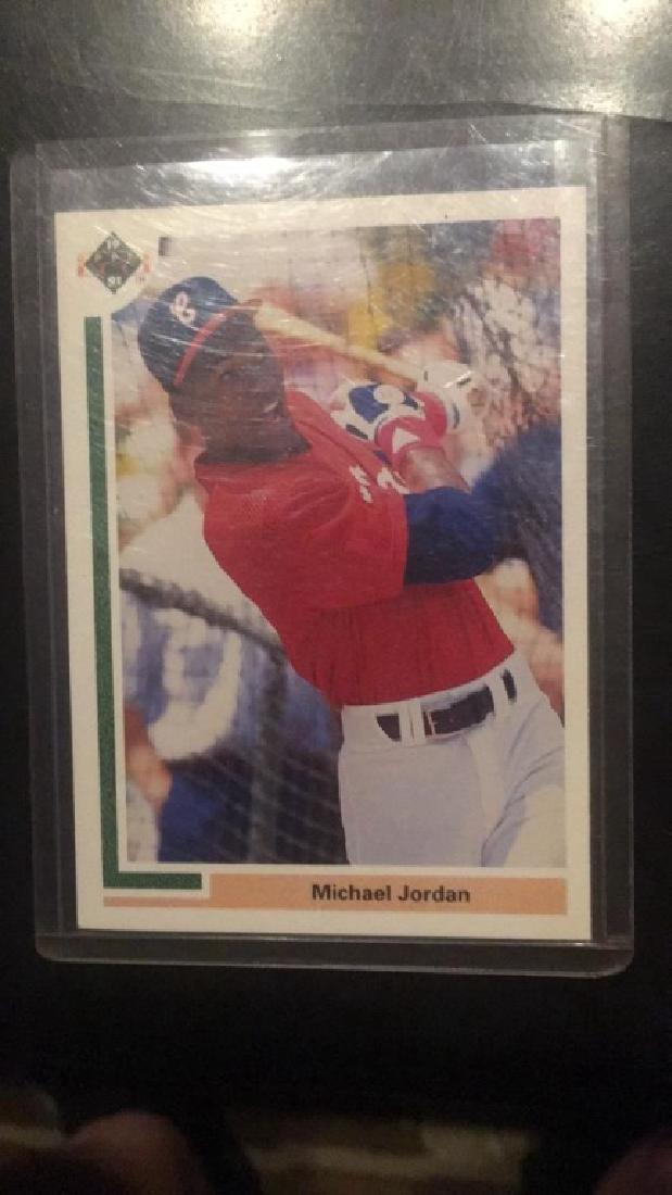 Michael Jordan 1991 SP baseball RC (1 of 1)