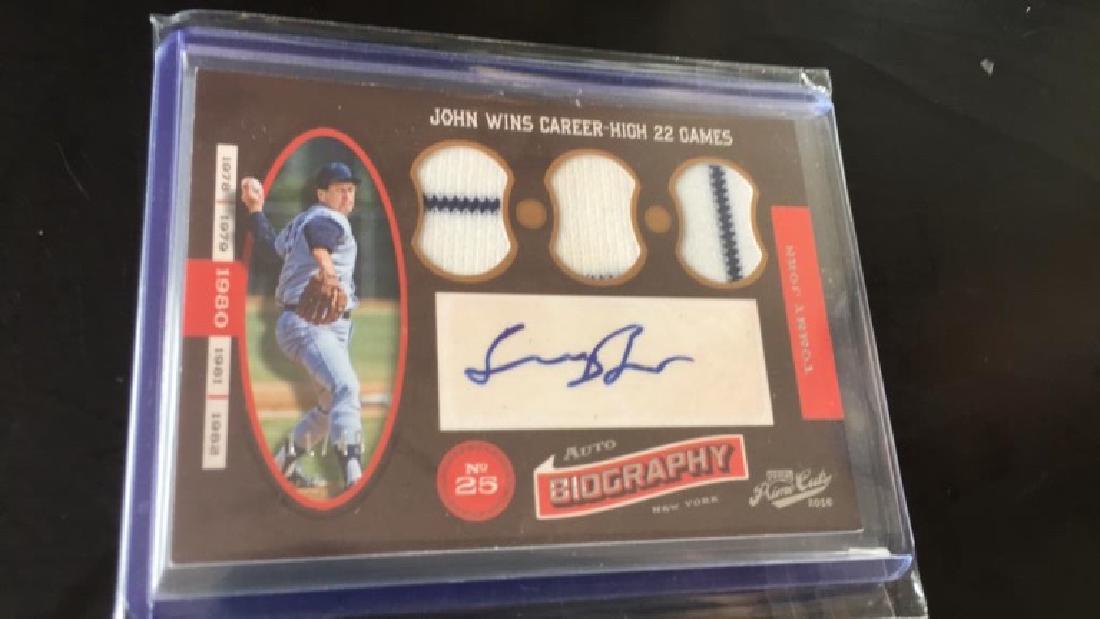 Tommy John 2016 prime cuts triple patch auto /49 (1 of 3)