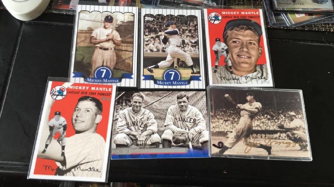 Mickey Mantle Lou Gehrig and Joe DiMaggio six (1 of 3)
