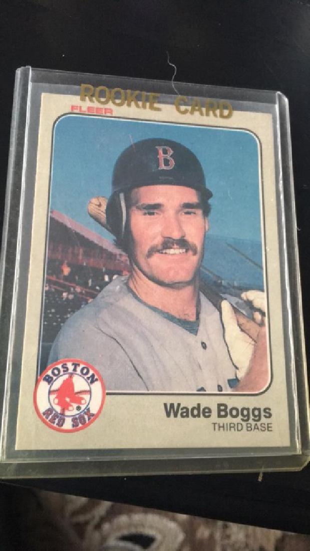Wade Boggs 1983 Fleer RC: Wade Boggs 1983 Fleer RC