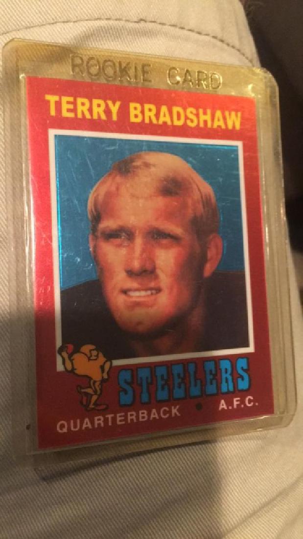 Terry Bradshaw tops chrome rookie reprint: Terry Bradshaw tops chrome rookie reprint