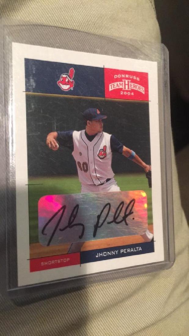 Johnny Peralta DonRuss auto (1 of 1)