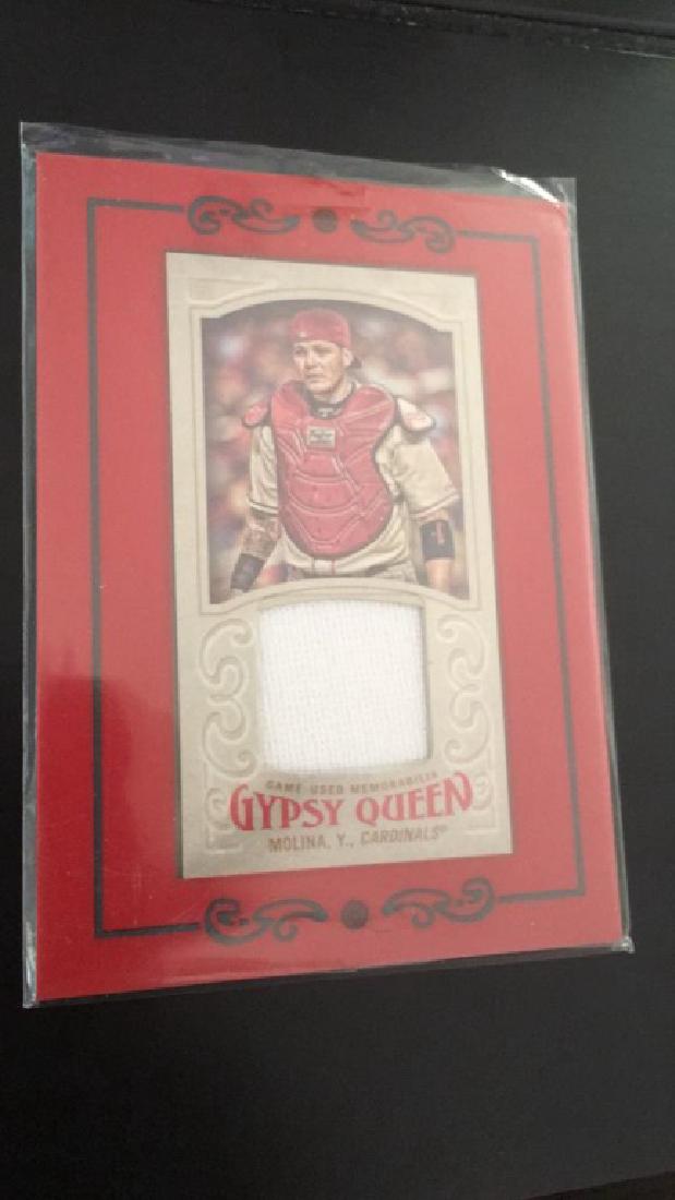 Yadier Molina 2016 Gypsy Queen RED SP Jersey card (1 of 2)