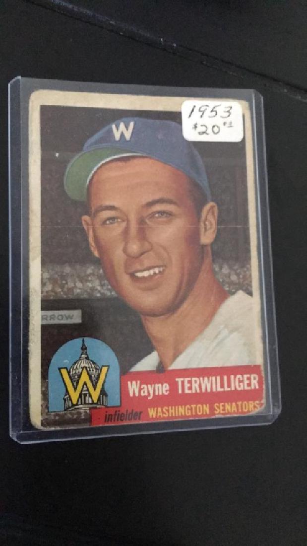 Wayne Terwilliger 1953 Topps: Wayne Terwilliger 1953 Topps