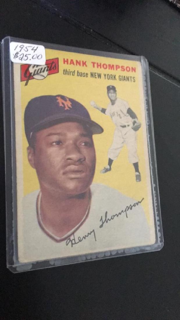 Hank Thompson 1954 Topps: Hank Thompson 1954 Topps