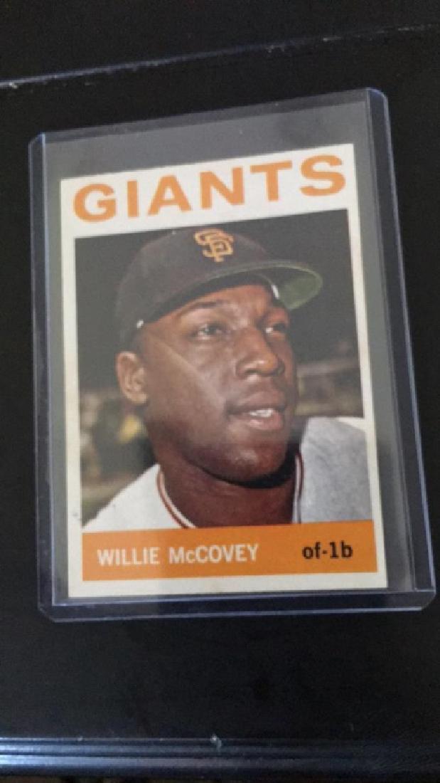 Willie McCovey 1964 Topps in nice shape (1 of 2)