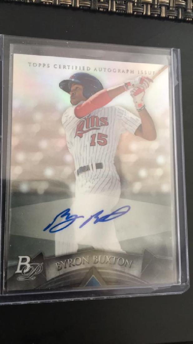 Byron Buxton 2014 bowman platinum auto RC (1 of 2)