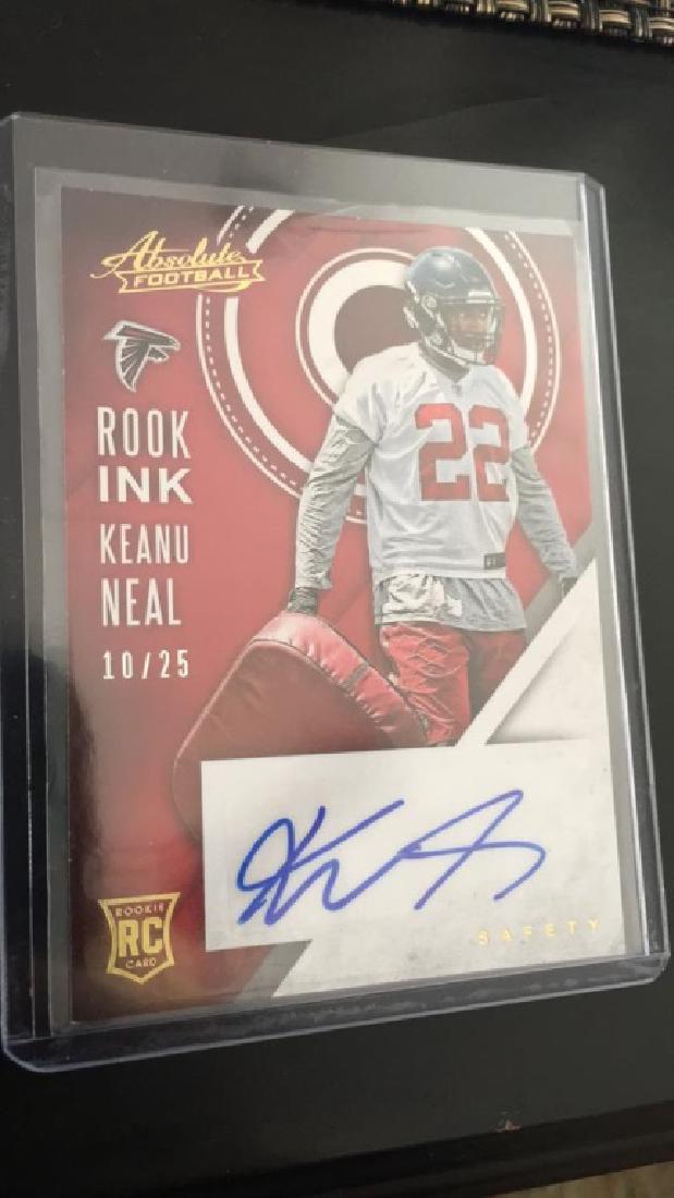 Keanu Neal 2016 absolute ink auto /25 (1 of 1)