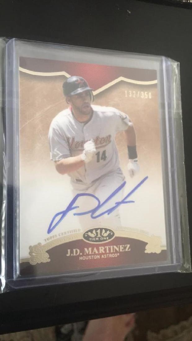 JD Martinez 2012 tier one auto /350 (1 of 2)