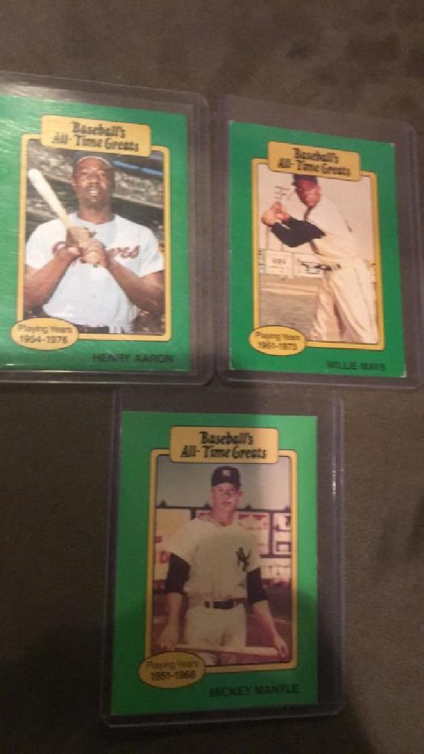 Mickey Mantle Hank Aaron Willie Mays baseball (1 of 1)
