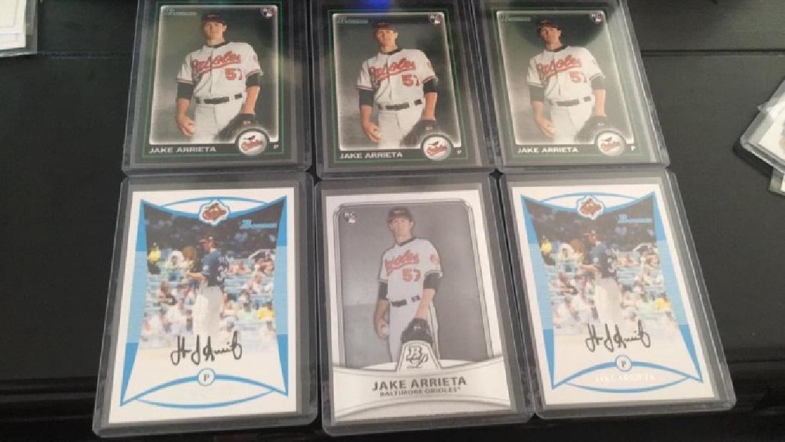 Jake Arrieta 6 card RC lot (1 of 3)