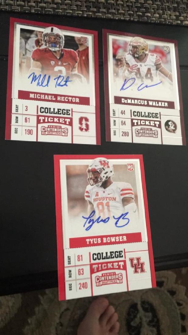 2017 contenders auto RC lot Rector Walker Bowser (1 of 2)