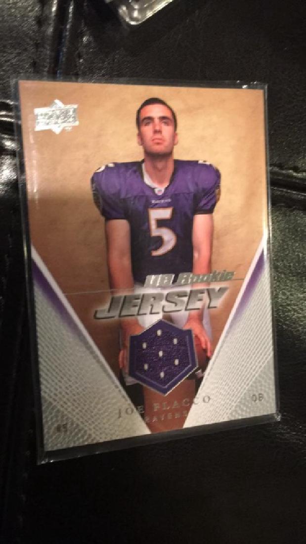 Joe Flacco jersey RC card (1 of 1)