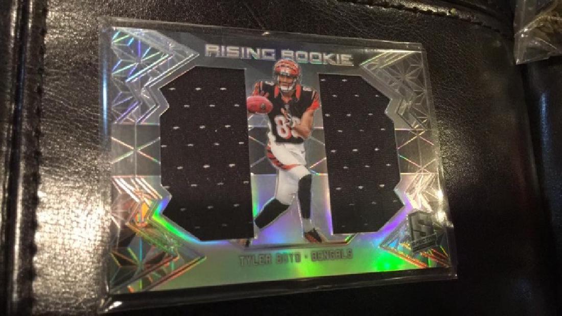 Tyler Boyd 2016 spectra dual jersey RC (1 of 1)