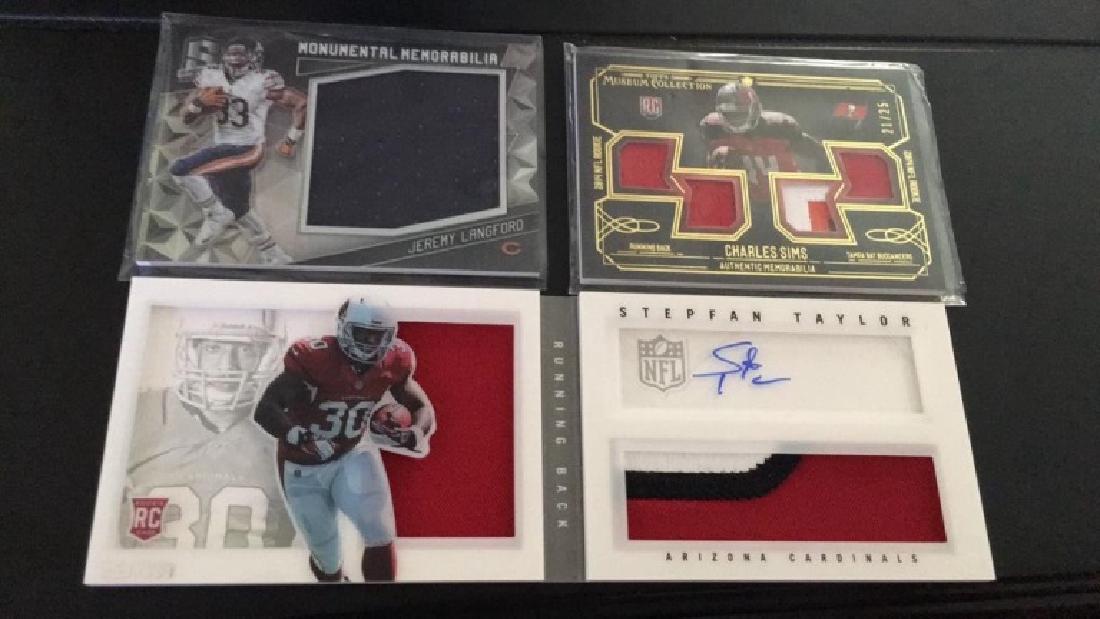 Stepfan Taylor 2013 playbook booklet patch auto (1 of 2)