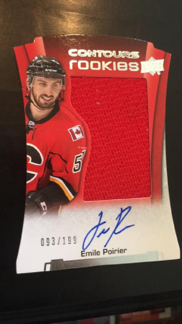 Emile Poirier upper deck contours patch auto /199 (1 of 2)