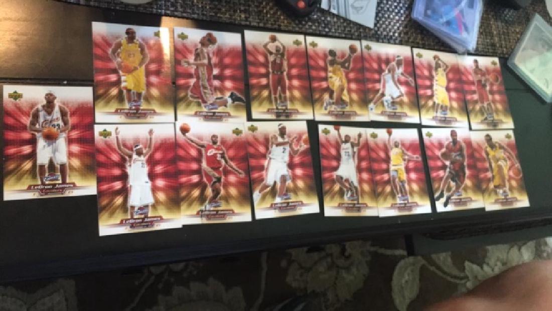 Lebron James 2005 upper deck 15 card set (1 of 4)