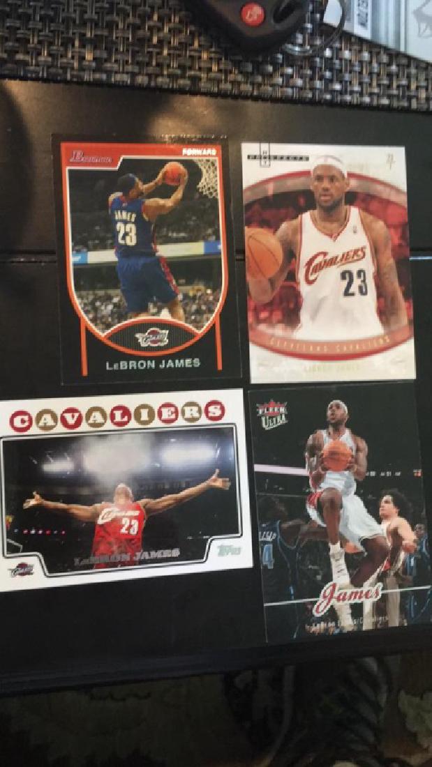 Lebron James 4 card lot (1 of 2)