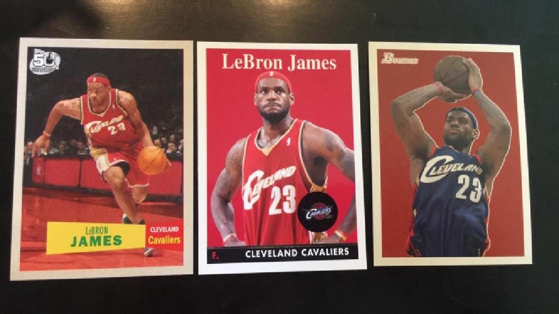 Lebron James 3 card really nice insert lot (1 of 4)