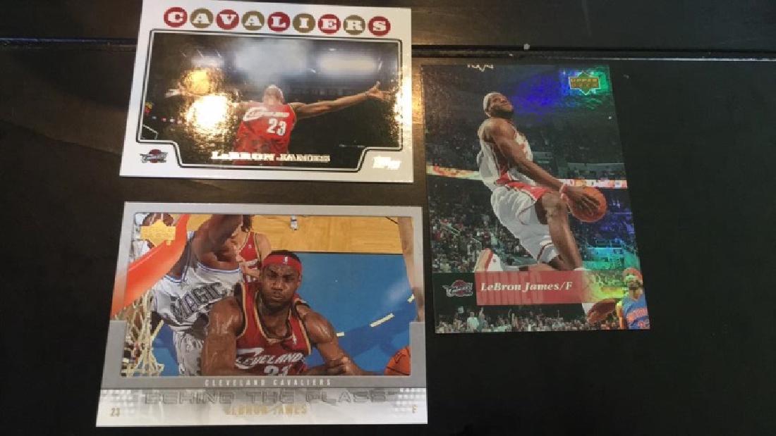 Lebron James UD reserve Topps and upper deck lot (1 of 2)