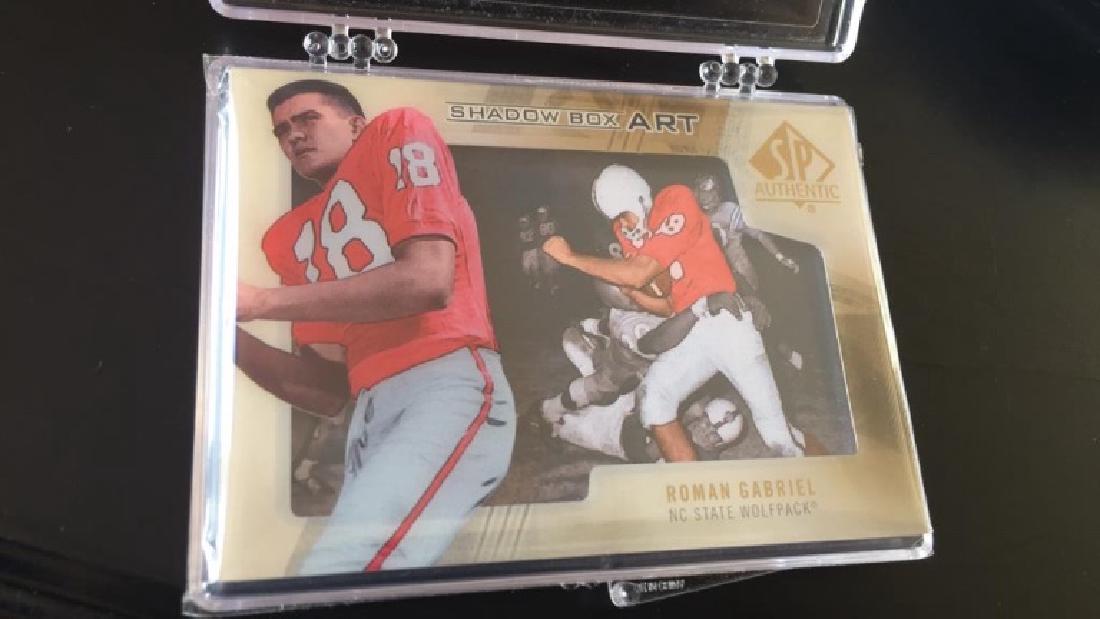 Roman Gabriel sp authentic shadow box art: Roman Gabriel sp authentic shadow box art